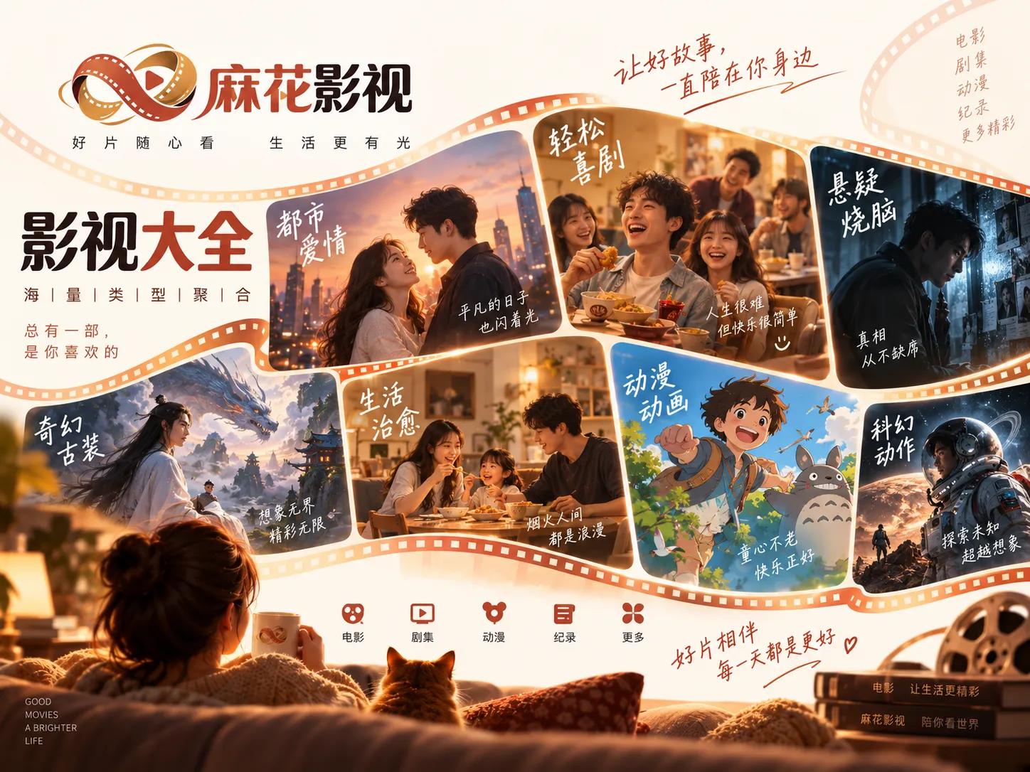 动漫观看方向
